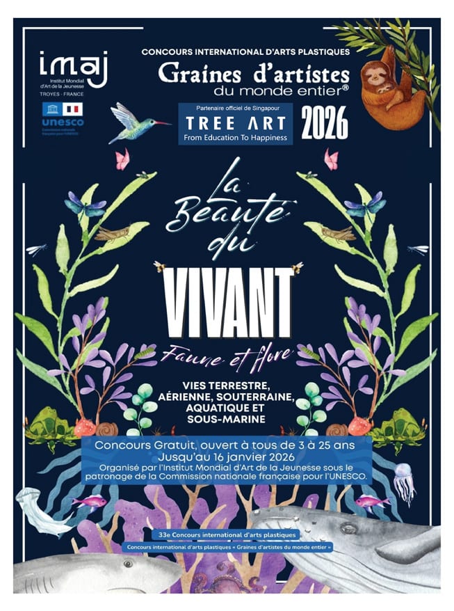 Poster: Graines d'artistes du monde entier 2026, France