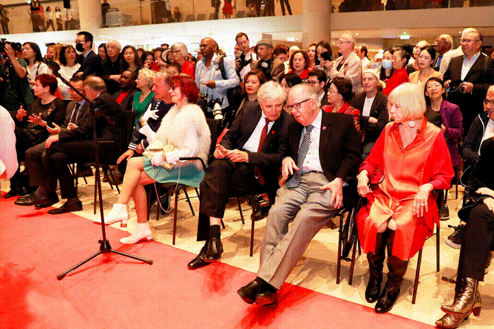 Audience at a previous exhibition event