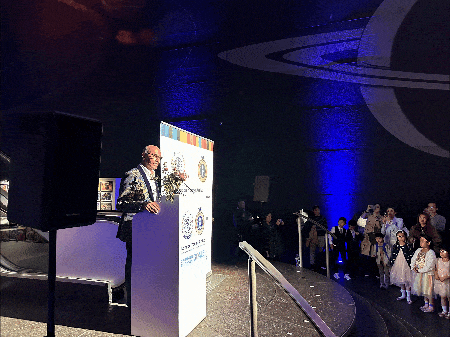 Competition awards event at the Natural History Museum