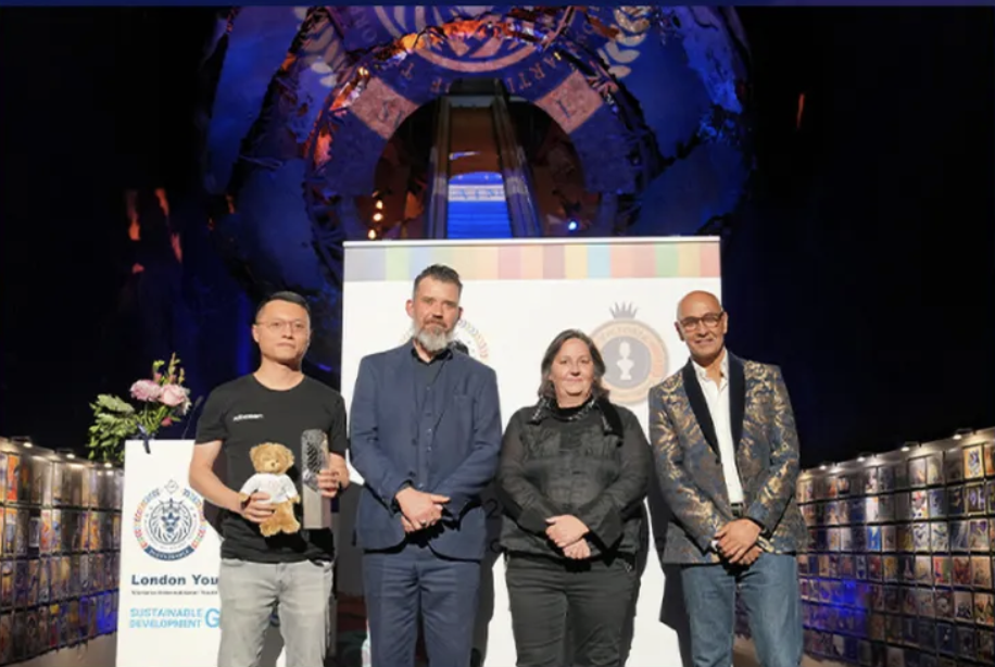 Competition guests and award recipients at an annual celebration